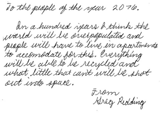 Illustration for article titled Letters to the Year 2076 (from high schoolers in the Year 1976)